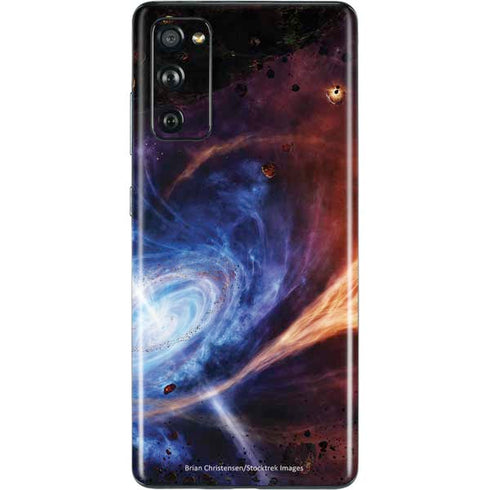 StockTrek Binary System Orbiting near a Black Hole Galaxy S20 Fan Edition Skin